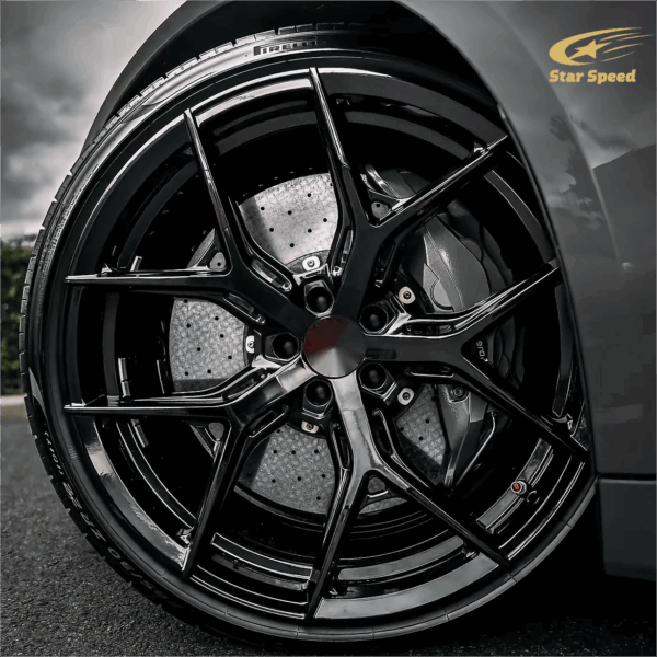 SS Forged 5X112 5X120 Black Finish Car Wheels For BMW M3 E36 E90 E92 M4 F32 M5 F10 G30 E60 18 19 20 21 22 Inch Custom Rims